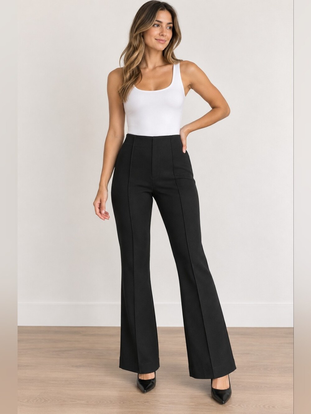 Maeve by Anthropologie The Margot Black Kick Flare